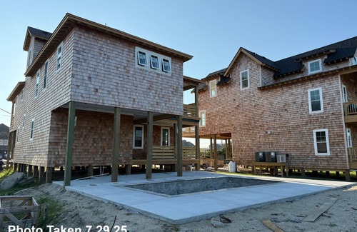 Nags Head Casa | Nags Head 369: New Construction, Private Pool, Hot Tub, Ocean Views!