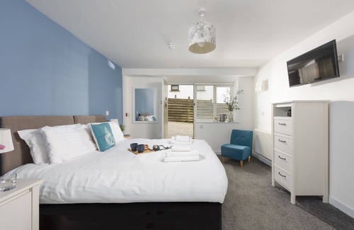 St Just Hotel | Nanjizal, B&B - a hotel room that sleeps 2 guests in 1 bedroom