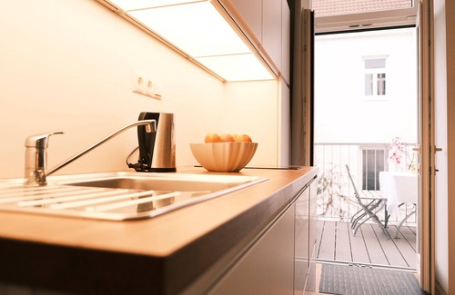 Wieden Apartamento | Naschmarkt Happy - Helles Studio, Ruhig und Zentral Gelegen