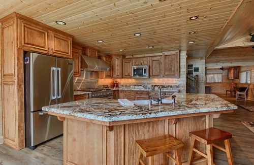 Bass Lake Casa | Nature's Lakefront Estate, Private Dock plus 7 BR, 4 BA