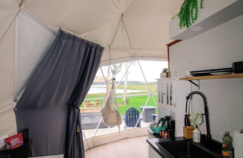 Pomquet Complejo | Nautical Dome Luxury Rental with Hot Tub, Gazebo & Firepit!