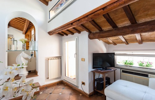 Rione V Ponte Apartamento | NAVONA, CAMPO DE FIORI - Penthouse Terraced