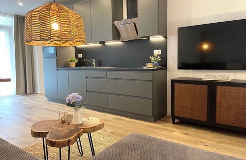 Sahlenburg Apartamento | NB 4- Luxuriösen Ferienwohnung mit Privater Sauna und Whirlpoolbadewanne