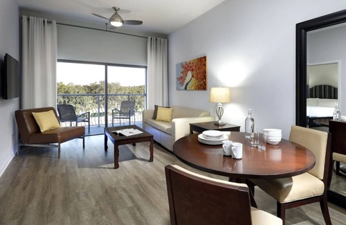 Celebration Hotel | Near Disney! Upscale Orlando Suite w/ Kitchen + Pool + Orlando Parks Shuttle