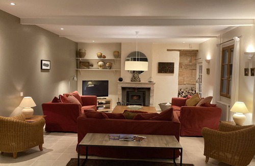 Coutras Otro | Granja grande de piedra/terraza/piscina privada climatizada/5 baños