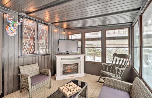 Locust Lake Village Casa | Near Skiing Pocono Lake Cabin with Screened Patio