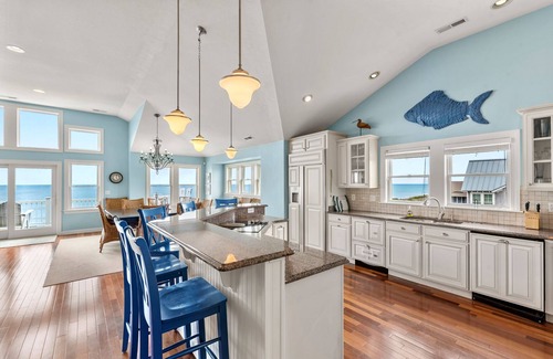Southern Shores Casa | Neptune Dunes: Oceanfront, Saltwater Pool, Hot Tub