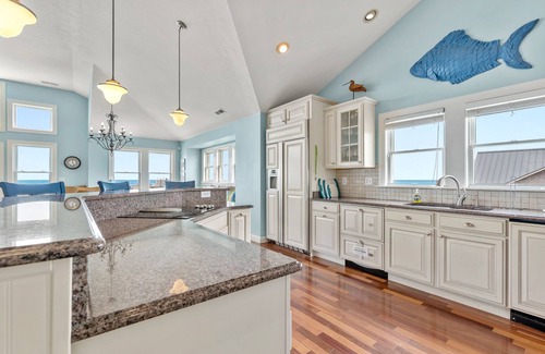 Southern Shores Casa | Neptune Dunes: Oceanfront, Saltwater Pool, Hot Tub