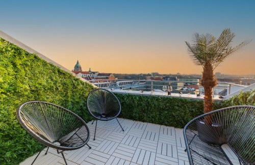 Mitte Apartamento | nestup - 130 qm Maisonette-Penthouse - Dachterrasse mit exklusivem Panoramablick