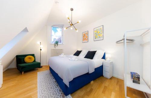 Mitte Apartamento | nestup - 130 qm Maisonette-Penthouse - Dachterrasse mit exklusivem Panoramablick