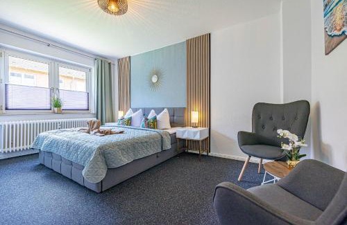 Schwedeneck Apartamento | Neue Ferienwohnung an der Ostsee,Terrasse,Sauna
