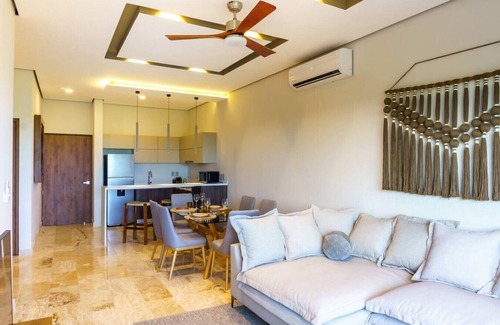 Playa Paraiso Apartamento | New 2Bdr unit step away from the Caribbean beaches