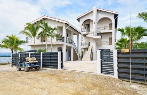 Placencia Villa | NEW 3 Story Waterfront 4Bedroom Villa with Amazing Sunset Mountain Views