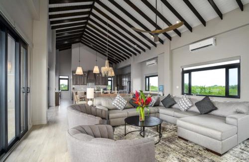 Placencia Villa | NEW 3 Story Waterfront 4Bedroom Villa with Amazing Sunset Mountain Views