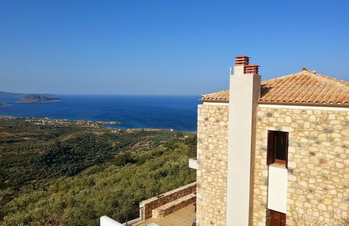 Monemvasia Villa | Epavlis Nueva Morada Con Spa externa, impresionantes vistas al mar pacífico Ubicación