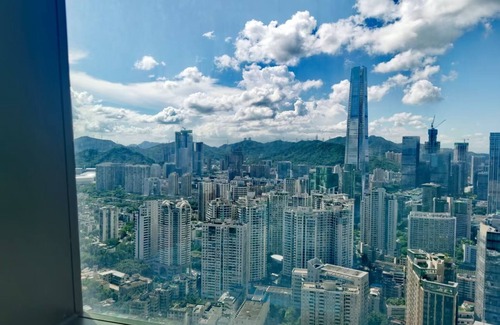 Luohu Apartamento | New CBD high-rise 3-brm LOFT, Huaxun Center, Luohu