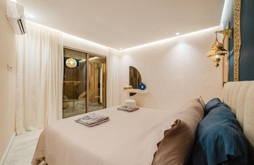 Oulad Khallouf Apartamento | NEW - Central 1BR-QueenSize, AC & Terrace Gueliz