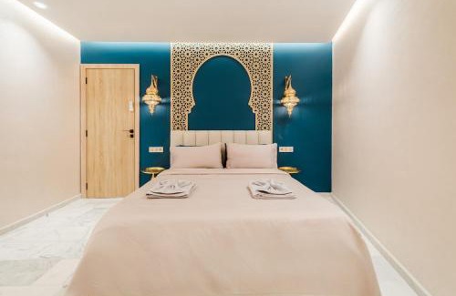 Oulad Khallouf Apartamento | NEW - Central 1BR-QueenSize, AC & Terrace Gueliz
