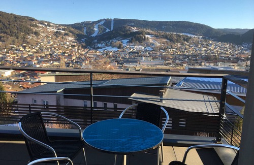 Gerardmer Apartamento | Nuevo apartamento confortable, vista panorámica de Gérardmer y las pistas de esquí.