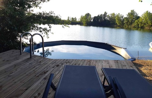 Lespinasse Villa | Villa contemporánea con vista privada al lago