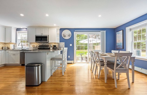 Mashpee Casa | NEW! Cozy Retreat w/ Firepit, Large Yard & Game Room – Pool Table & Foosball!