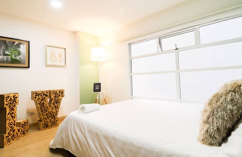 Bogota Apartamento | NUEVO DUPLEX CHAPINERO ESTILO PACÍFICO Y BRILLANTE / 2 CAMAS.