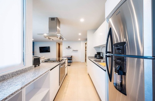 Coyoacan Condominio | NEW Equipped Condo w/GYM & Roof