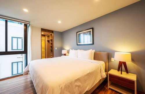 Coyoacan Condominio | NEW Equipped Condo w/GYM & Roof