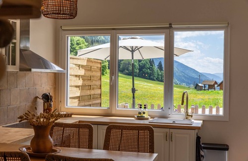 Autrans-Meaudre-en-Vercors Apartamento | Estudio-Estándar-Baño con ducha-Vista a la Montana-Studio