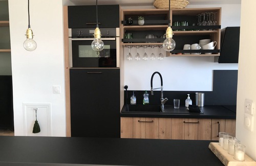 Cabourg Casa | NEW !! Full sea view. Charming apartment 3 bedrooms private parking