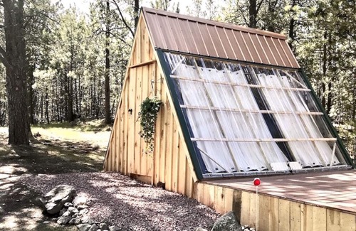 Custer Cabina | NEW! Glamping A-Frames, Stargazer 2 at Dakota Dream
