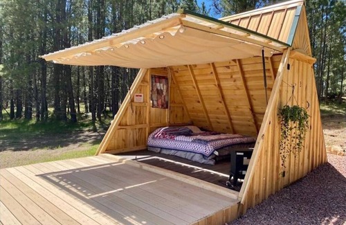 Custer Cabina | NEW! Glamping A-Frames, Stargazer 3 at Dakota Dream