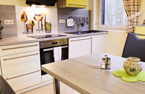 Sangerhausen Apartamento | Nuevo! Haus am See - Apartamento Seeperle - excl. Equipo, 60m² Seeterrasse
