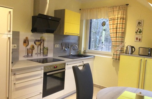 Sangerhausen Apartamento | Nuevo! Haus am See - Apartamento Seeperle - excl. Equipo, 60m² Seeterrasse