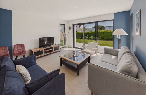 Loctudy Chalet De Esquí | Casa nueva a 600 m de la playa para 8 personas
