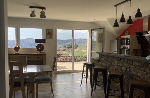 Gerardmer Casa | New house for 2 to 8 people at the foot of the slopes with panoramic view of the lake