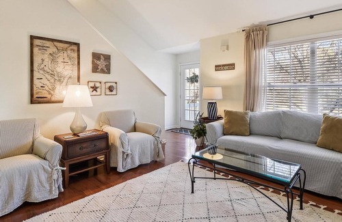 Clearwater Casa | NEW LISTING 2023! Charming and pretty vacation home in a quiet residential community features 3 bedrooms plus a loft with 2 full and 1 half baths that is just perfect for a family beach getaway!