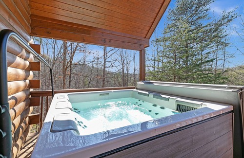 Sweetbriar Farms Cabina | *New Listing* Log Cabin in Lake Lure ~ Hot Tub ~ Fire pit