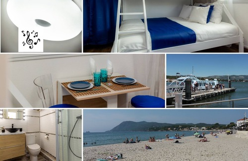 Les Sablettes Apartamento | NEW- Little Bali (Studio) - COZY- SEA VIEW - SABLETTES BEACH