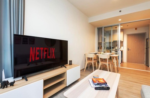 Bang Phlat Apartamento | NEW*Luxury 2BR Apartment Riverview-Netflix-MRT*3TV