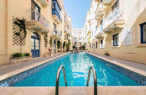 Ghajnsielem Apartamento | New, Modern Ground Floor Apartment with Pool