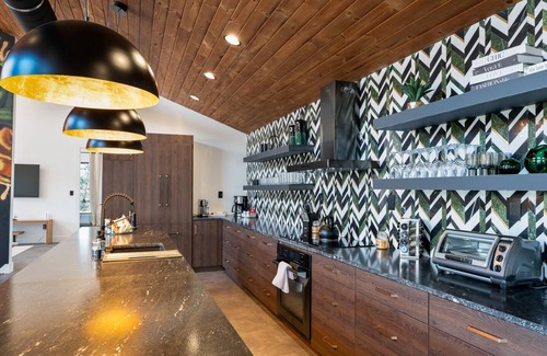 Lake Lure Casa | NEW Modern Luxury Inside Rumbling Bald Resort- Hot Tub, Cold Plunge, Firepits