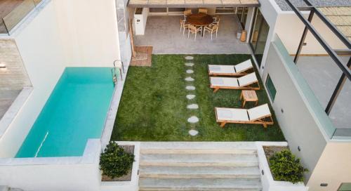 Mariou Villa | New Modern Villa Domus Myrtia with private pool & BBQ, 4km from nearest beach