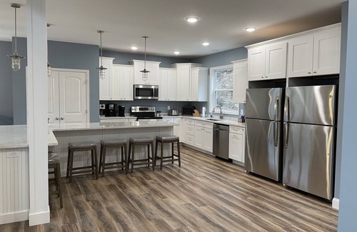 Caryville Casa | New Norris Lakefront home. Party on the Docs, 2 Story dock with slide, Hot tub