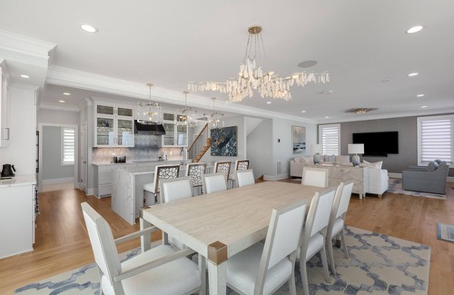 Kure Beach Casa | NEW! Ocean Front luxurious 6 bedroom home Pool, Elevator, and on the Beach!