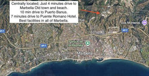 Ojen Apartamento | NEW ocean view private property centrally located, just 3 minutes to Marbella city center