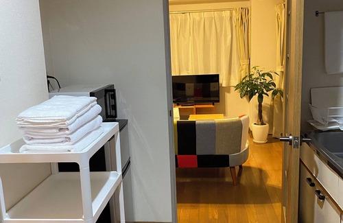 Kajiyacho Apartamento | NEW OPEN☆[CAFE KAZE Compact ROOM in Kajiya-cho, the center of Kagoshima ❗️] Ideal for a small number of people ❗️