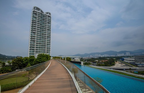 Bayan Lepas Apartamento | NUEVO Penang 2R2B casa de vacaciones con vista al mar @ 槟城 悠闲 海景 度假 屋