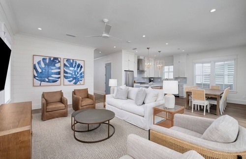 Village of Sugar Beach Casa | NEW! Pool, Hot Tub, Cold Plunge, LSV, Bikes! Walk to Beach! Pet Friendly!