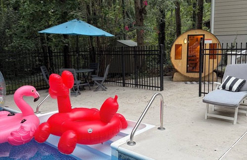 Royal Pines Casa | NEW! South of Asheville, Games, Sauna, Pool, Spa, Fire Pit, Sleep 16